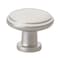 Gliderite Hardware 1-1/8 in. Satin Nickel Round Classic Cabinet Knob, 5PK 5096-SN-5 - alternate 1